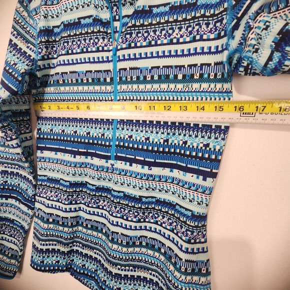 Nike Pro Dry-Fit Women's Multicolor 3/4 Zip Pullover Size M - Picture 8 of 10